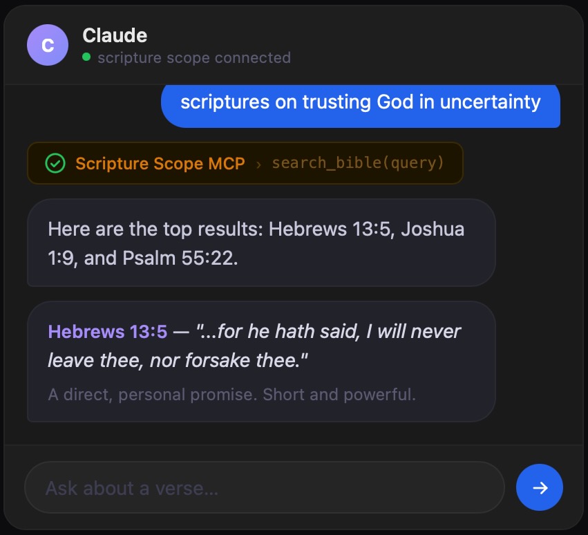 Bible MCP Server